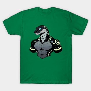 Cyberpunk Neon Scalie Anthro Snake T-Shirt